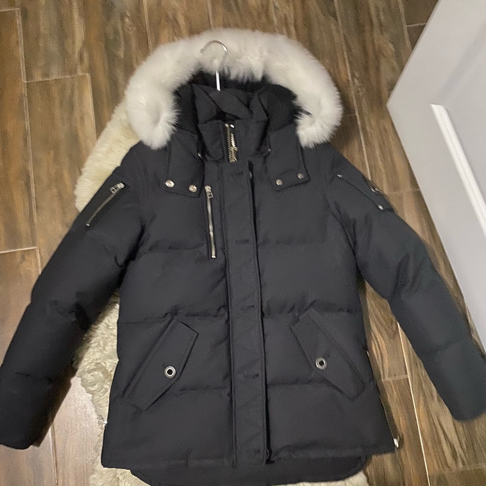 Unisex moose knuckle jacket for sale.